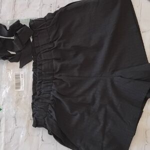 NEW Black High-Waisted Shorts
